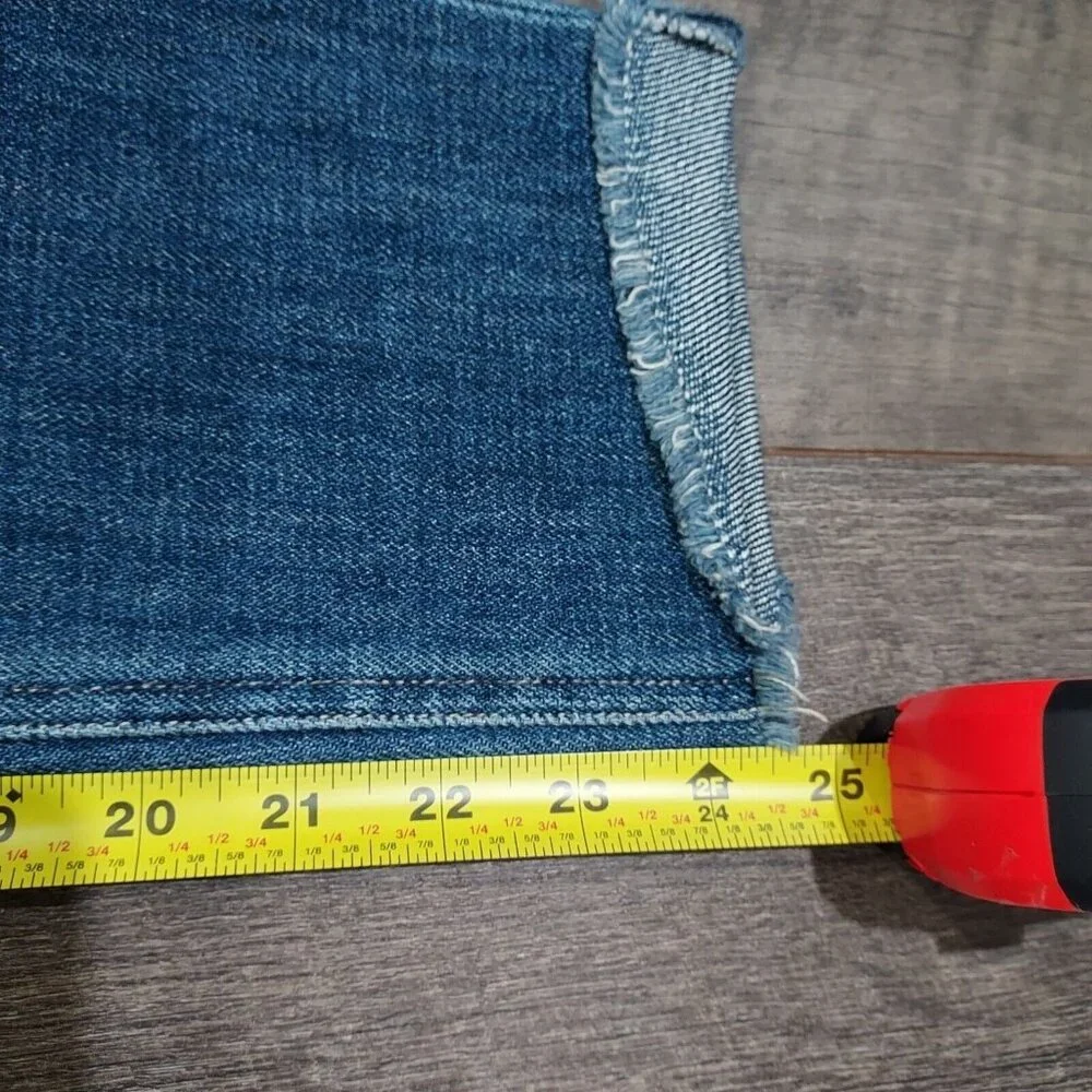 Jeans Habitual Capri Distressed Boyfriend Size 25 Beachcore Summertime 100Cotton - Picture 4 of 13